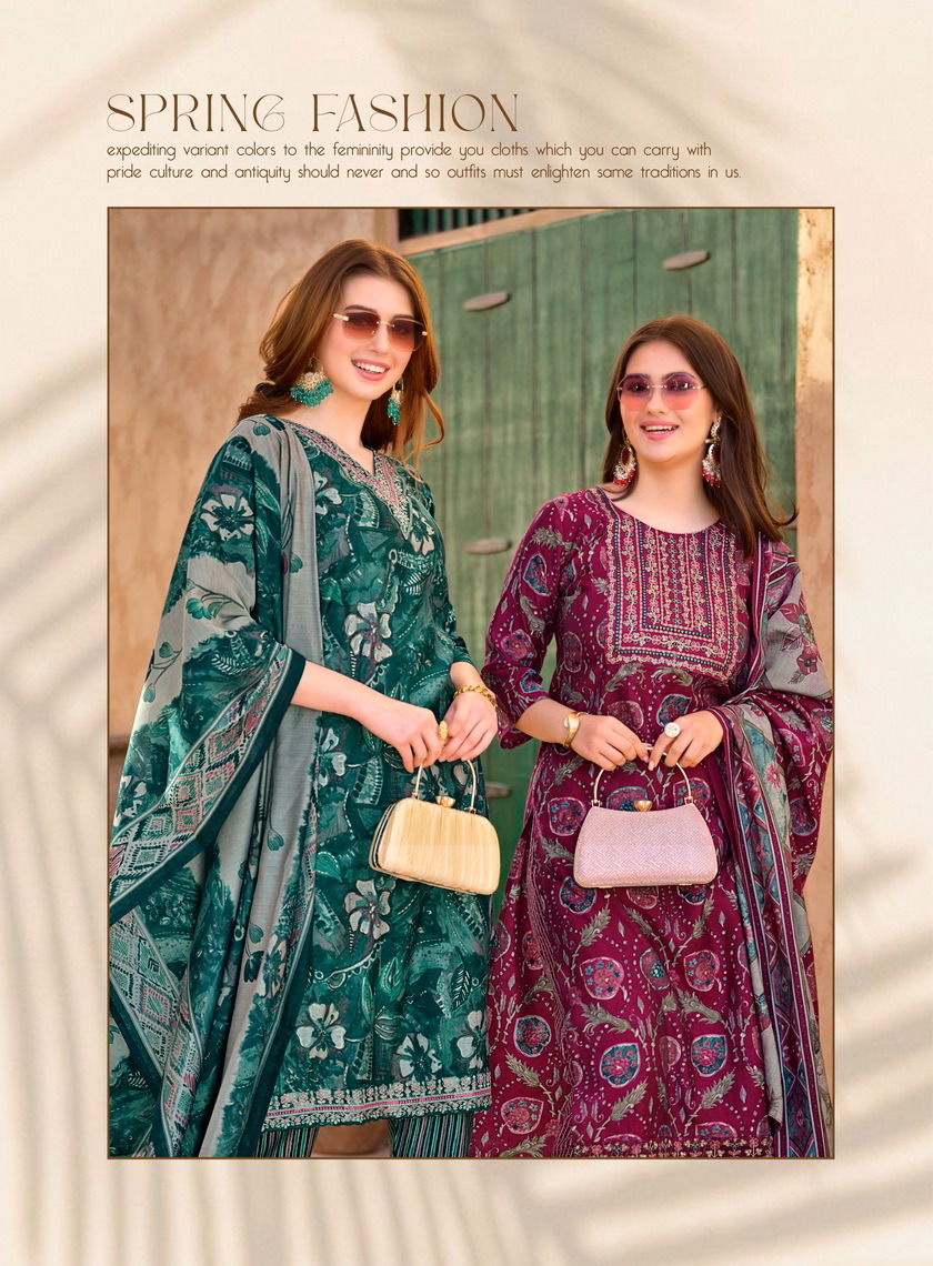 Cherry Vol 2 By Radhika Printed Embroidery Kurti With Bottom Dupatta Wholesale Market In Surat